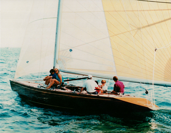 8 metre racing boat