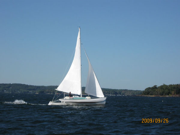 trimaran sailboat