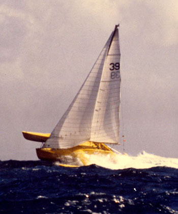 racing trimaran Olympus Photo